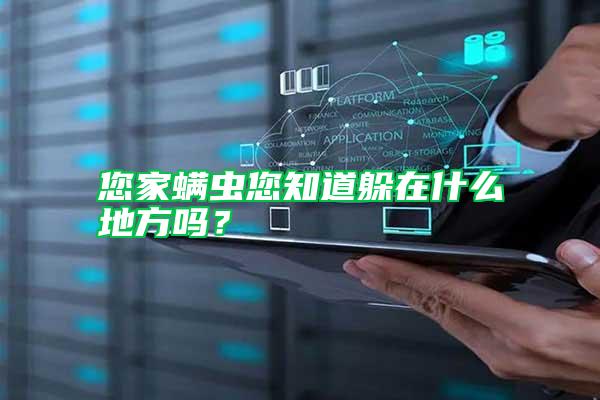 您家螨蟲您知道躲在什么地方嗎？