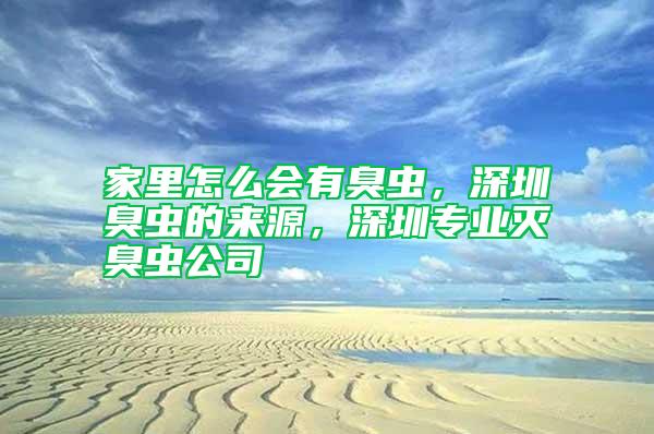 家里怎么會有臭蟲，深圳臭蟲的來源，深圳專業(yè)滅臭蟲公司