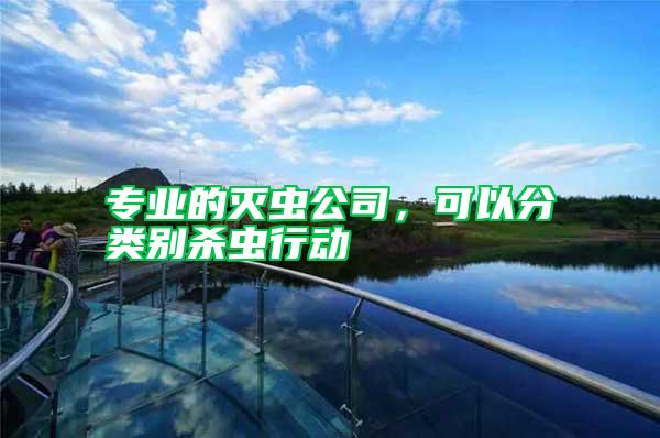 專業(yè)的滅蟲公司，可以分類別殺蟲行動(dòng)