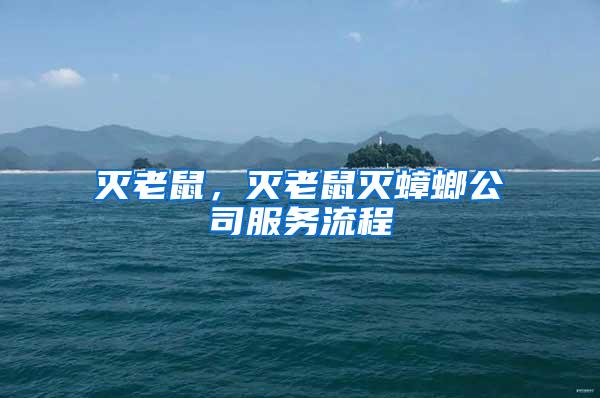 滅老鼠,滅老鼠滅蟑螂公司服務(wù)流程