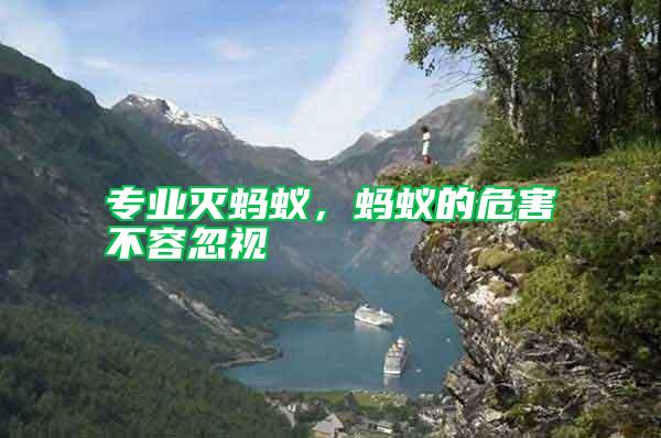 專業(yè)滅螞蟻，螞蟻的危害不容忽視