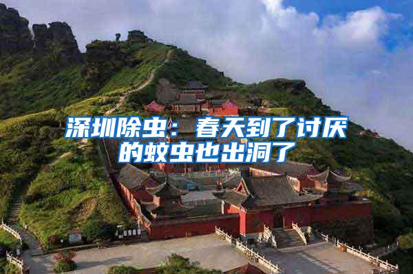 深圳除蟲(chóng):春天到了討厭的蚊蟲(chóng)也出洞了