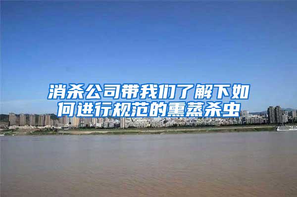 消殺公司帶我們了解下如何進(jìn)行規(guī)范的熏蒸殺蟲