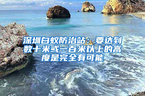 深圳白蟻防治站：要達到數(shù)十米或一百米以上的高度是完全有可能