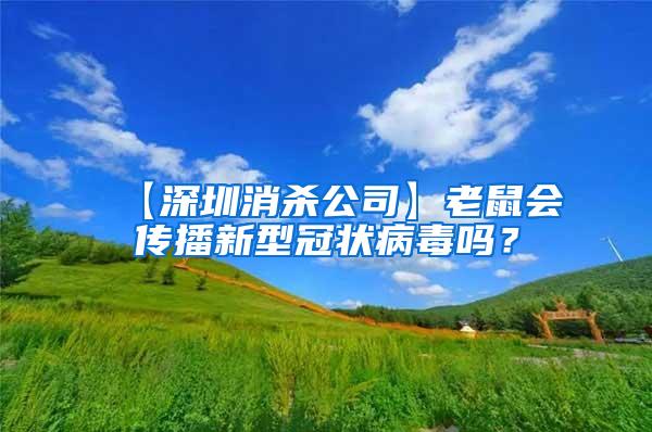 【深圳消殺公司】老鼠會傳播新型冠狀病毒嗎？