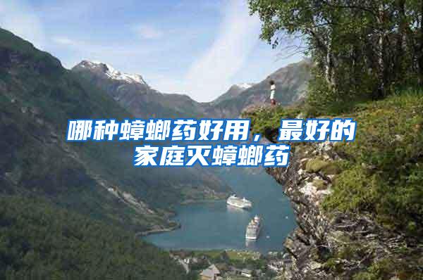 哪種蟑螂藥好用，最好的家庭滅蟑螂藥