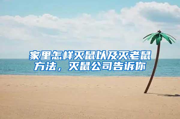 家里怎樣滅鼠以及滅老鼠方法，滅鼠公司告訴你