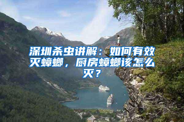深圳殺蟲(chóng)講解：如何有效滅蟑螂，廚房蟑螂該怎么滅？