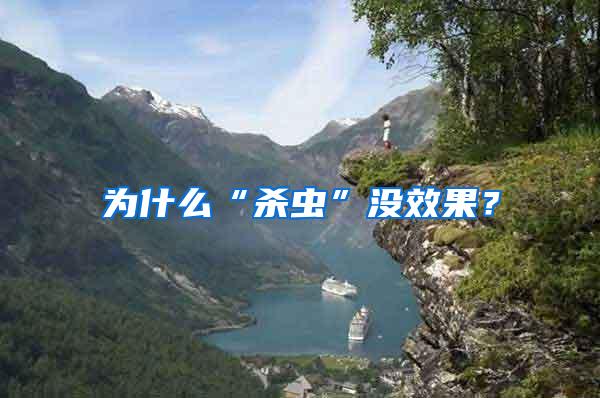 為什么“殺蟲”沒效果？