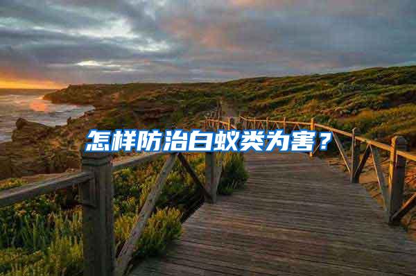 怎樣防治白蟻類(lèi)為害？
