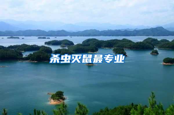 殺蟲滅鼠最專業(yè)