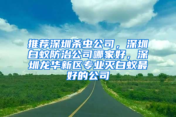 推薦深圳殺蟲(chóng)公司，深圳白蟻防治公司哪家好，深圳龍華新區(qū)專(zhuān)業(yè)滅白蟻?zhàn)詈玫墓?/></p>
             <p style=
